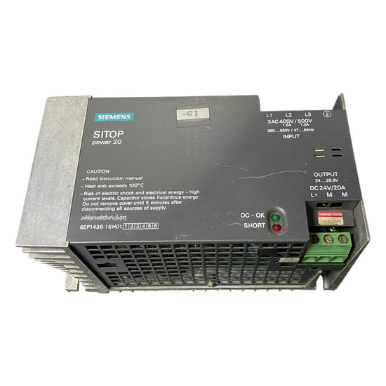 Siemens 6ep1436-1sh01 Fuente de alimentación