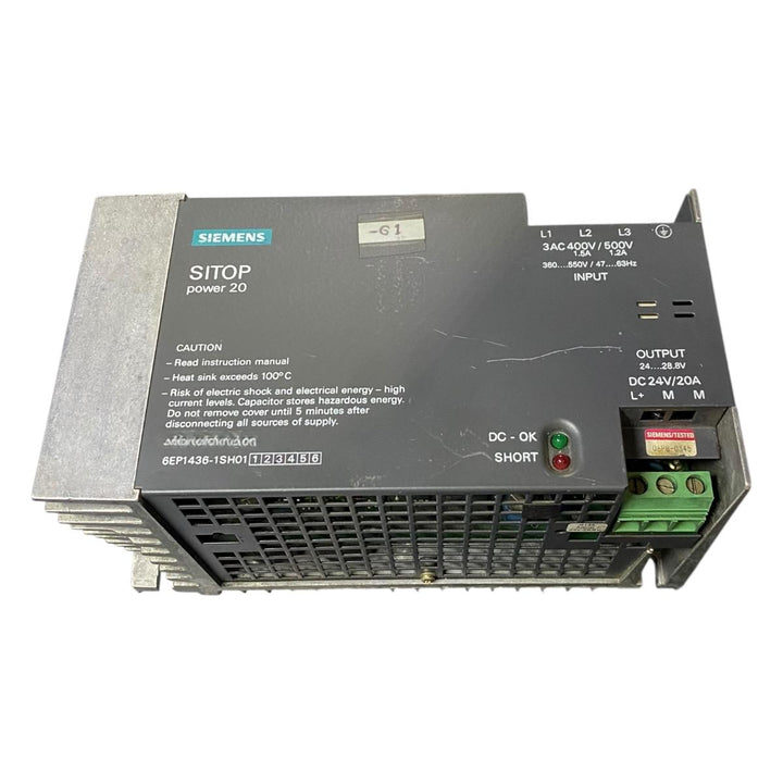 Siemens 6ep1436-1sh01 Fuente de alimentación