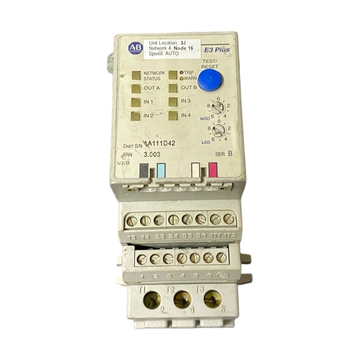 Allen Bradley 592-ec2ac relé de sobrecarga
