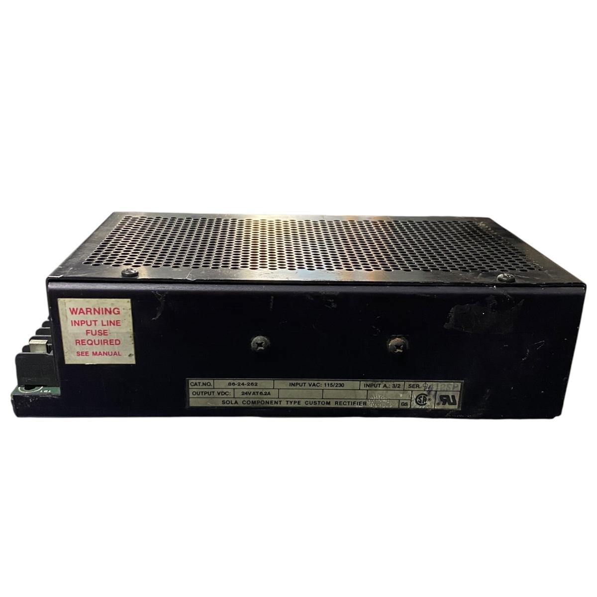 Sola Electric 86 24 262 rectificador/power supply