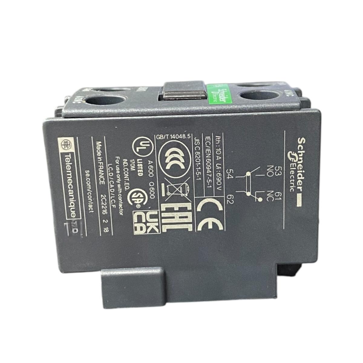 Schneider Electric LADN11 bloque de contacto auxiliar
