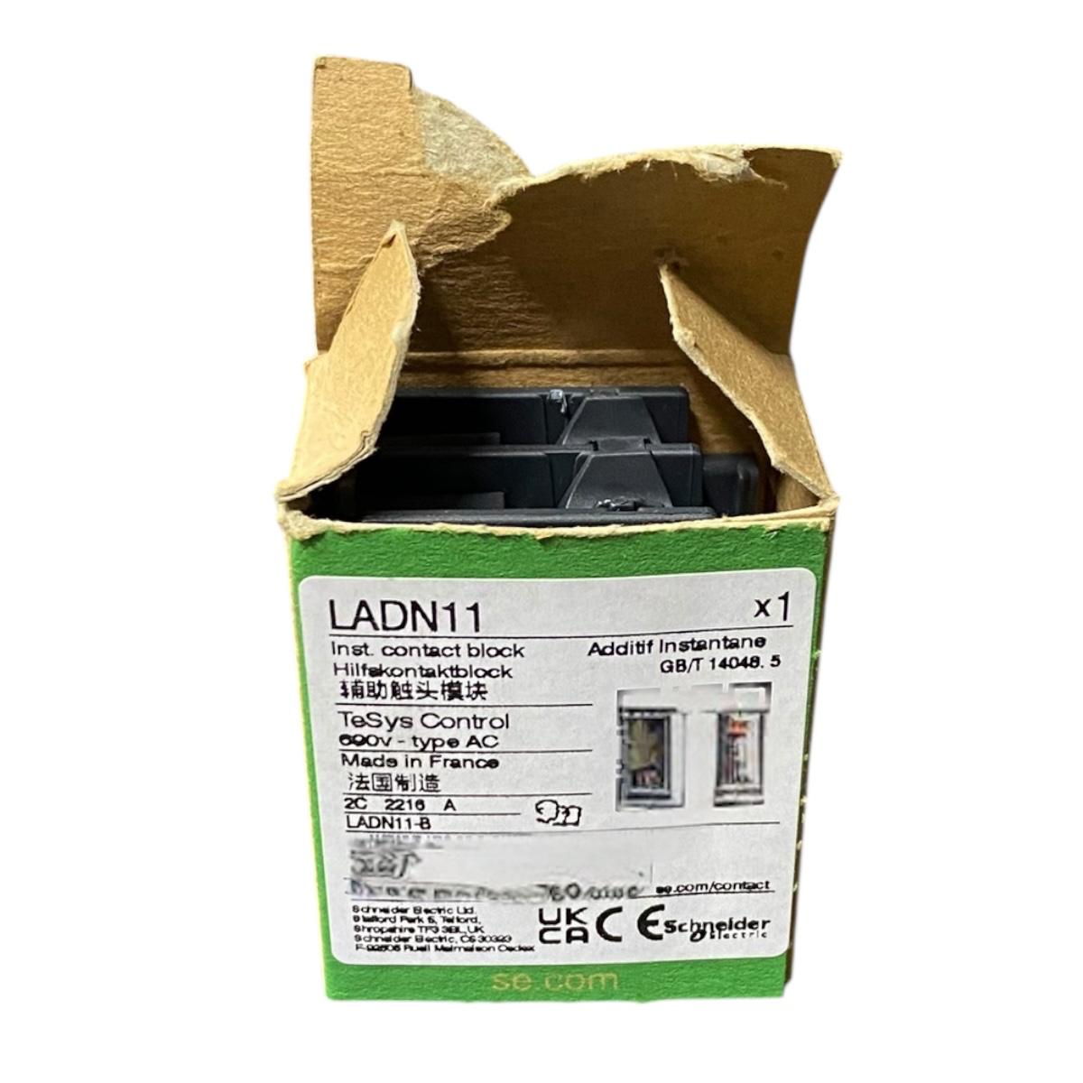 Schneider Electric LADN11 bloque de contacto auxiliar