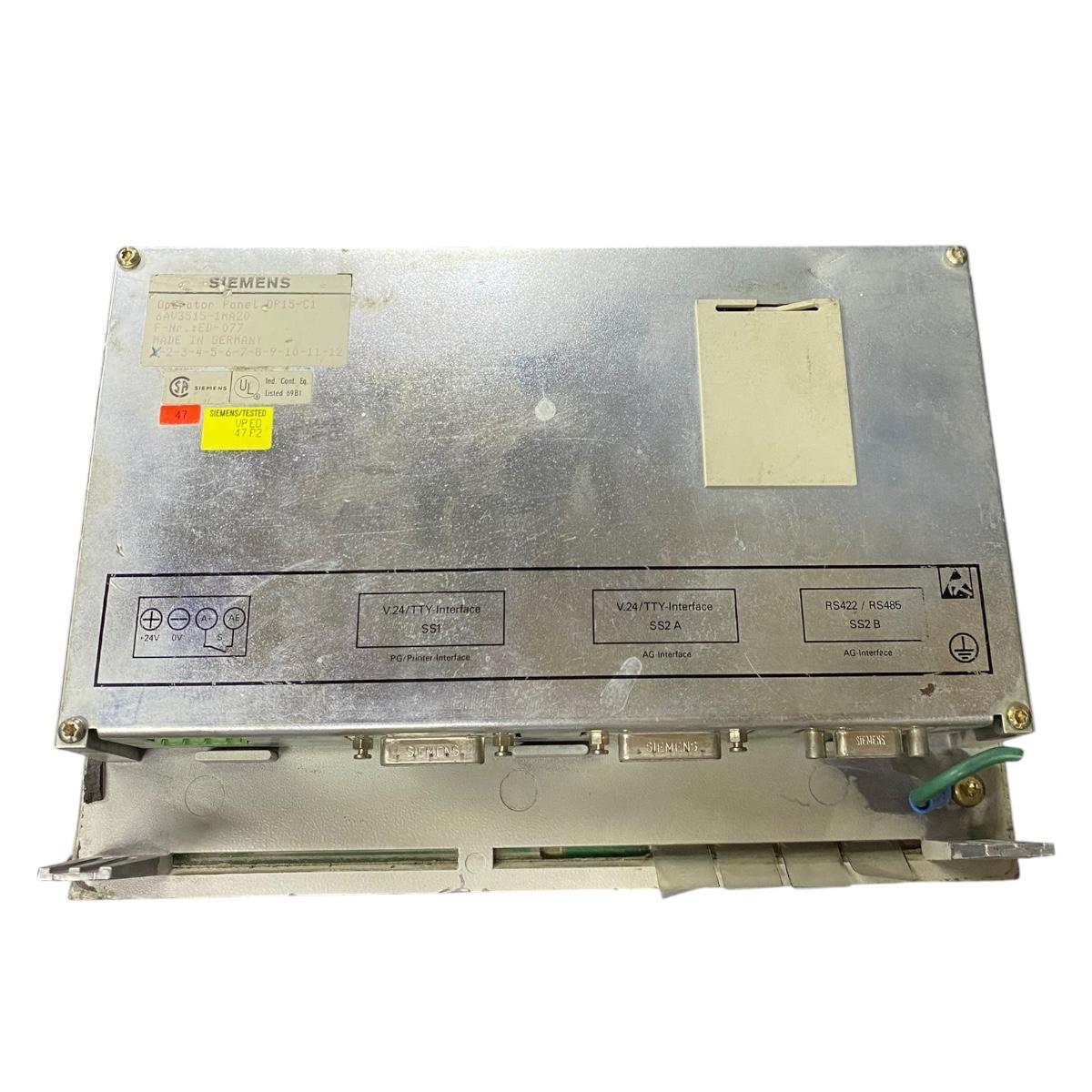 Siemens 6av3515 1ma20 panel operador