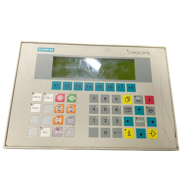 Siemens 6av3515-1ma30 panel operador de texto monocromo