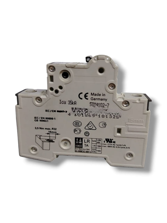 SIEMENS 5SY4102-7 interruptor automático