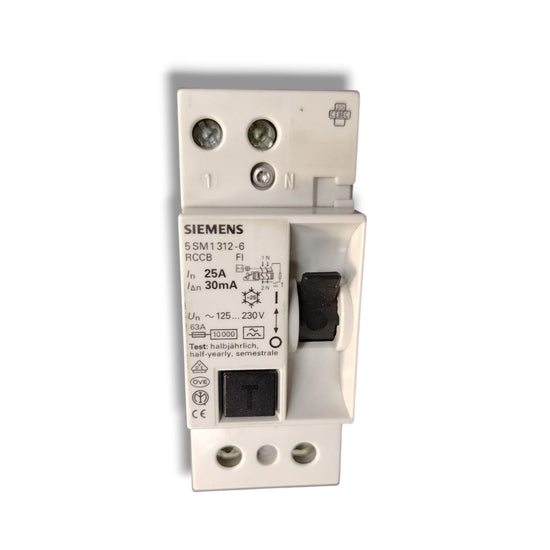 SIEMENS 5 SM1 312-6 INTERRUPTOR DIFERENCIAL