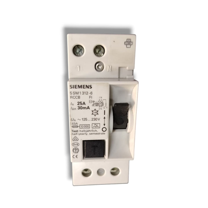 SIEMENS 5 SM1 312-6 INTERRUPTOR DIFERENCIAL