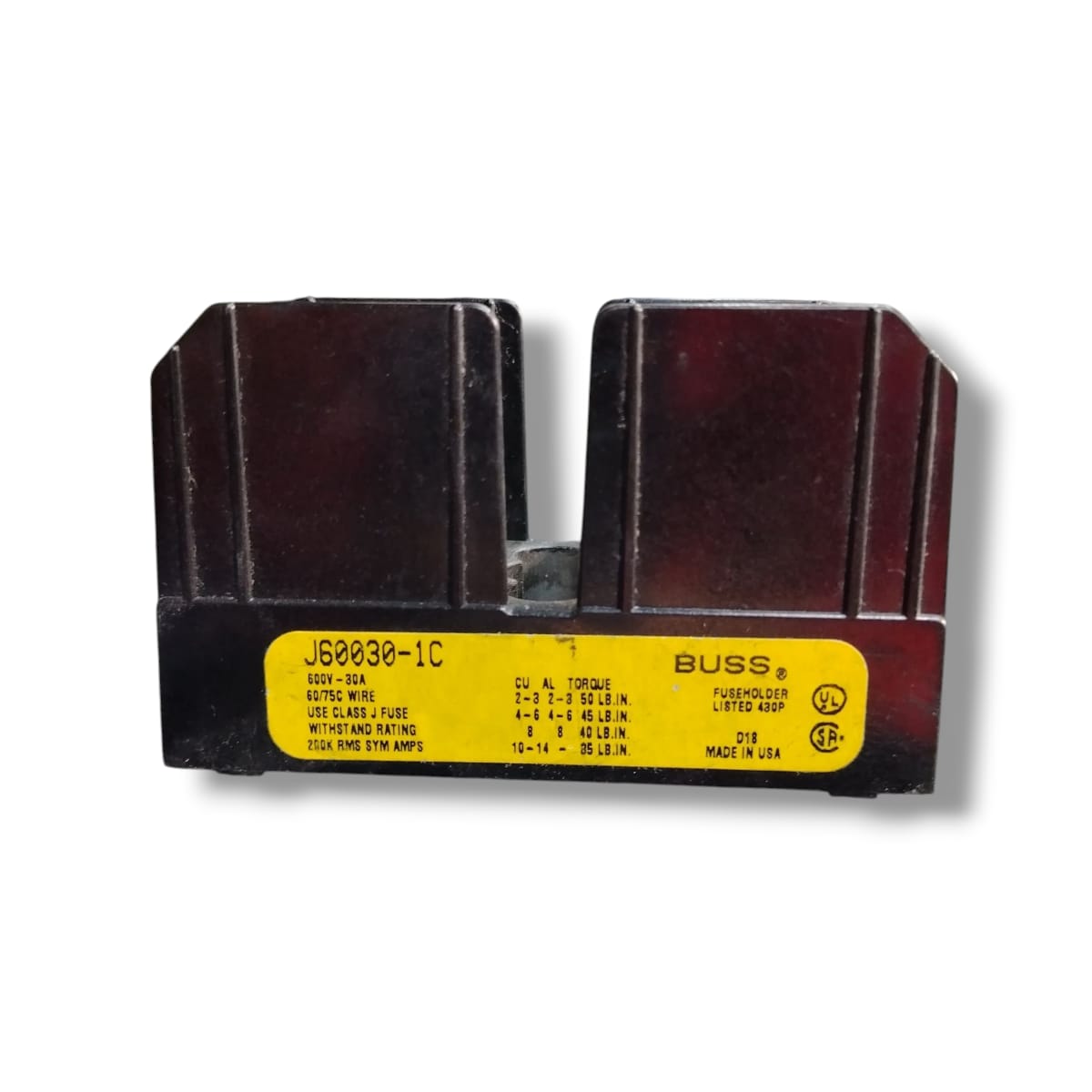 BUSSMANN J60030-1c PORTA FUSIBLE CLASE J