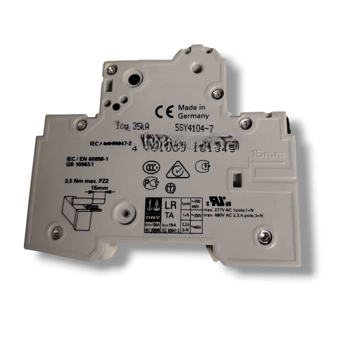 SIEMENS 5SY4104-7 INTERRUPTOR AUTOMATICO