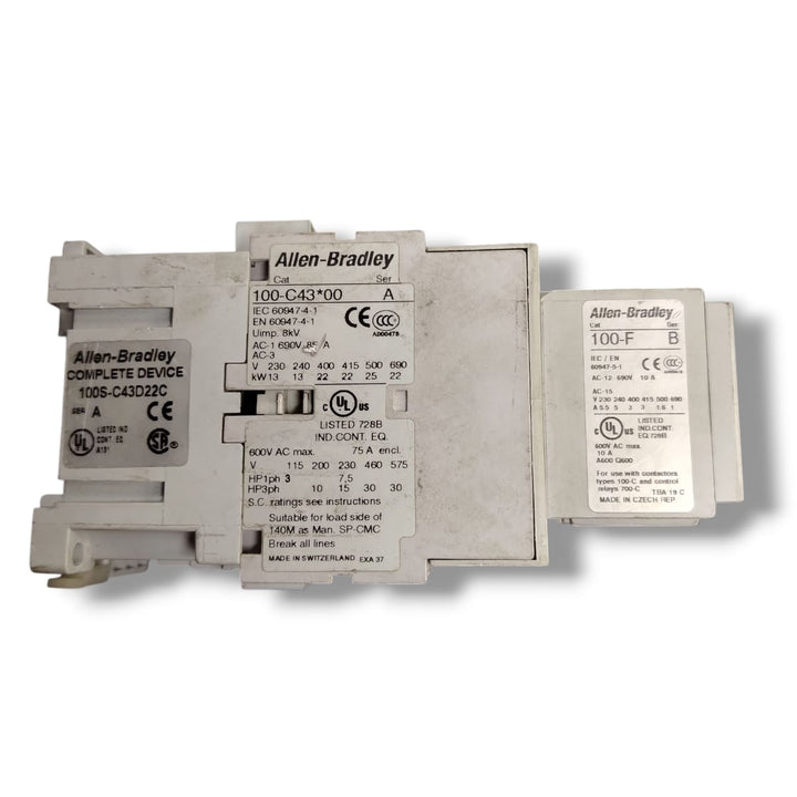 ALLEN BRADLEY 100S-C43D22C CONTACTOR DE SEGURIDAD