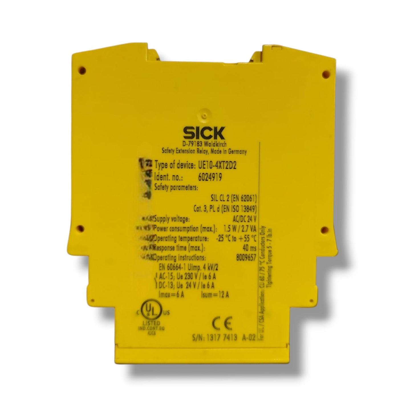 SICK UE10-4XT2D2 RELE DE SEGURIDAD