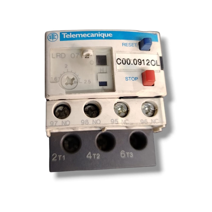 TELEMECANIQUE LRD- 07 CONTACTOR RELÉ TÉRMICO DE SOBRE CARGA