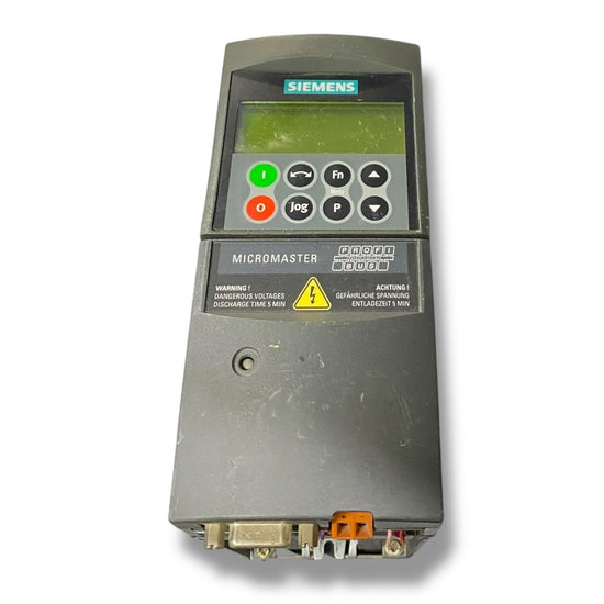 Siemens 6se6440 2uc11 2aa1 convertidor de frecuencia No Sirve, Para Refacciones