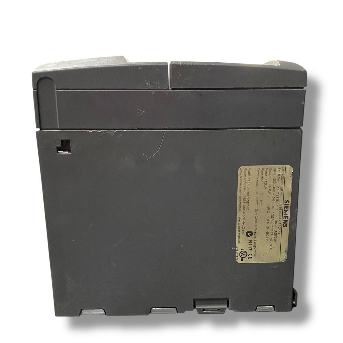 Siemens 6se6440 2uc11 2aa1 convertidor de frecuencia No Sirve, Para Refacciones