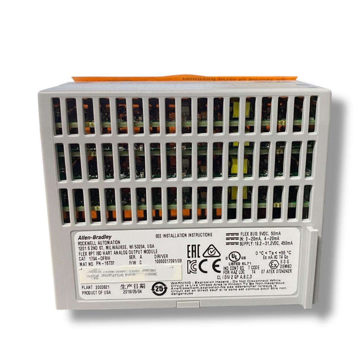 Allen Bradley 1794-0f8ih módulo de salida analógica