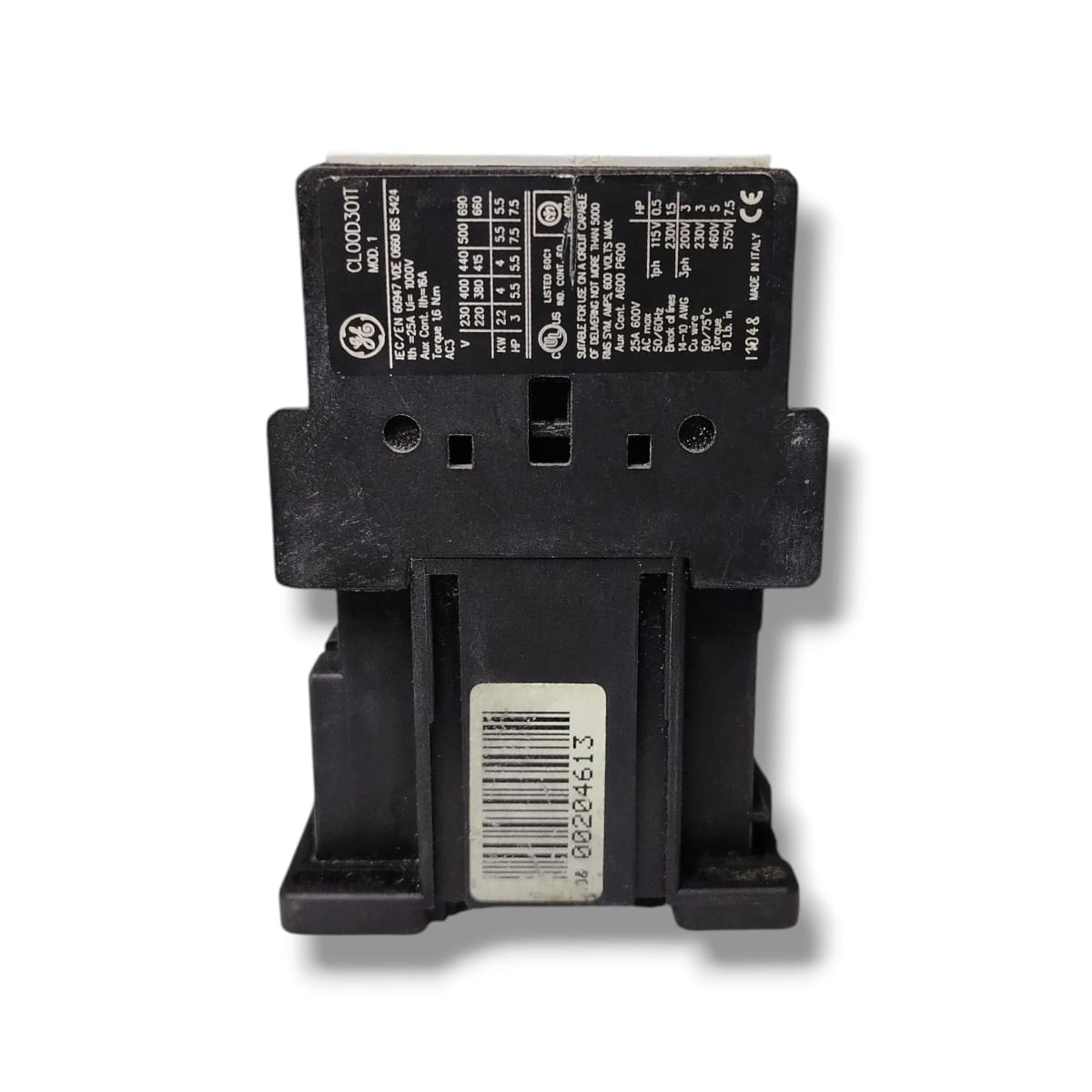 GENERAL ELECTRIC CL00D301T CONTACTOR