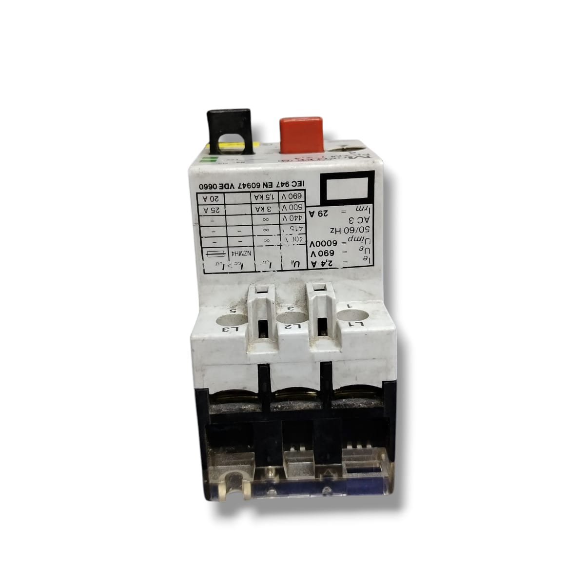 MOELLER PKZM 1-2,4 MOTOR TRIFÁSICO