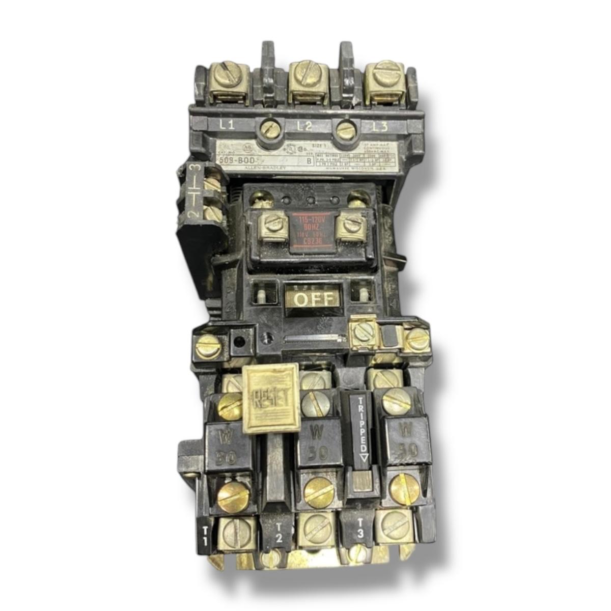 Allen Bradley 509-b0d arrancador directo