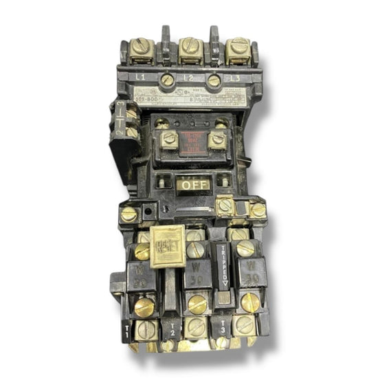 Allen Bradley 509-b0d arrancador directo