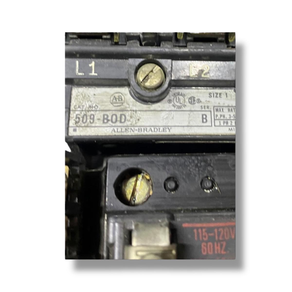 Allen Bradley 509-b0d arrancador directo