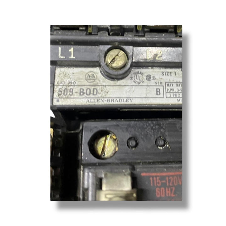 Allen Bradley 509-b0d arrancador directo