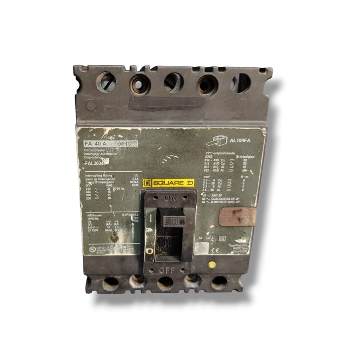 SQUARE D FAL36040 INTERRUPTOR