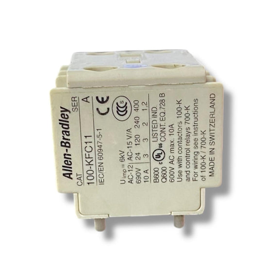 Allen Bradley 100-kfc11 bloque auxiliar