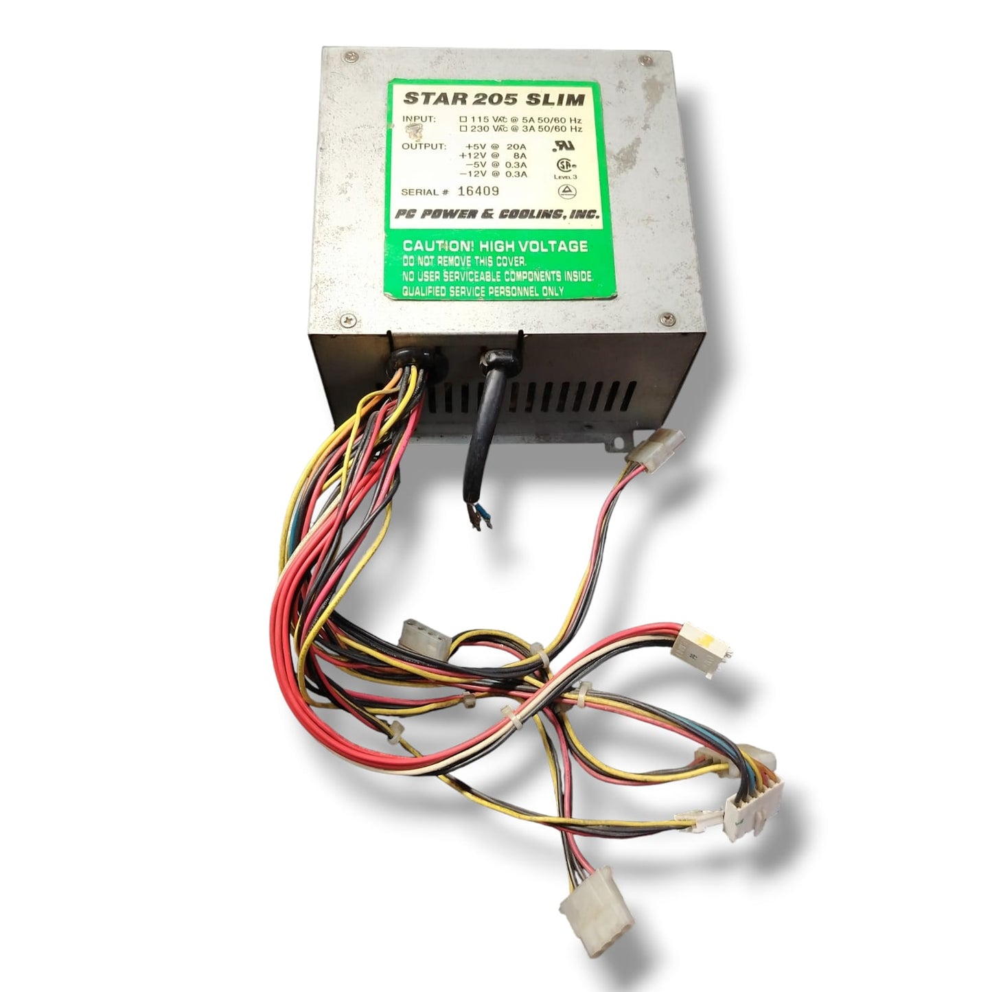 STAR 205 SLIM PC POWER & COOLING,ING. FUENTE DE ALIMENTACION
