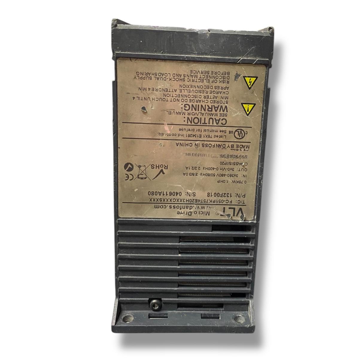 Danfoss Fc-051pk75t4e20h3xxcxxxsxxx convertidor de frecuencia Para Refacciones