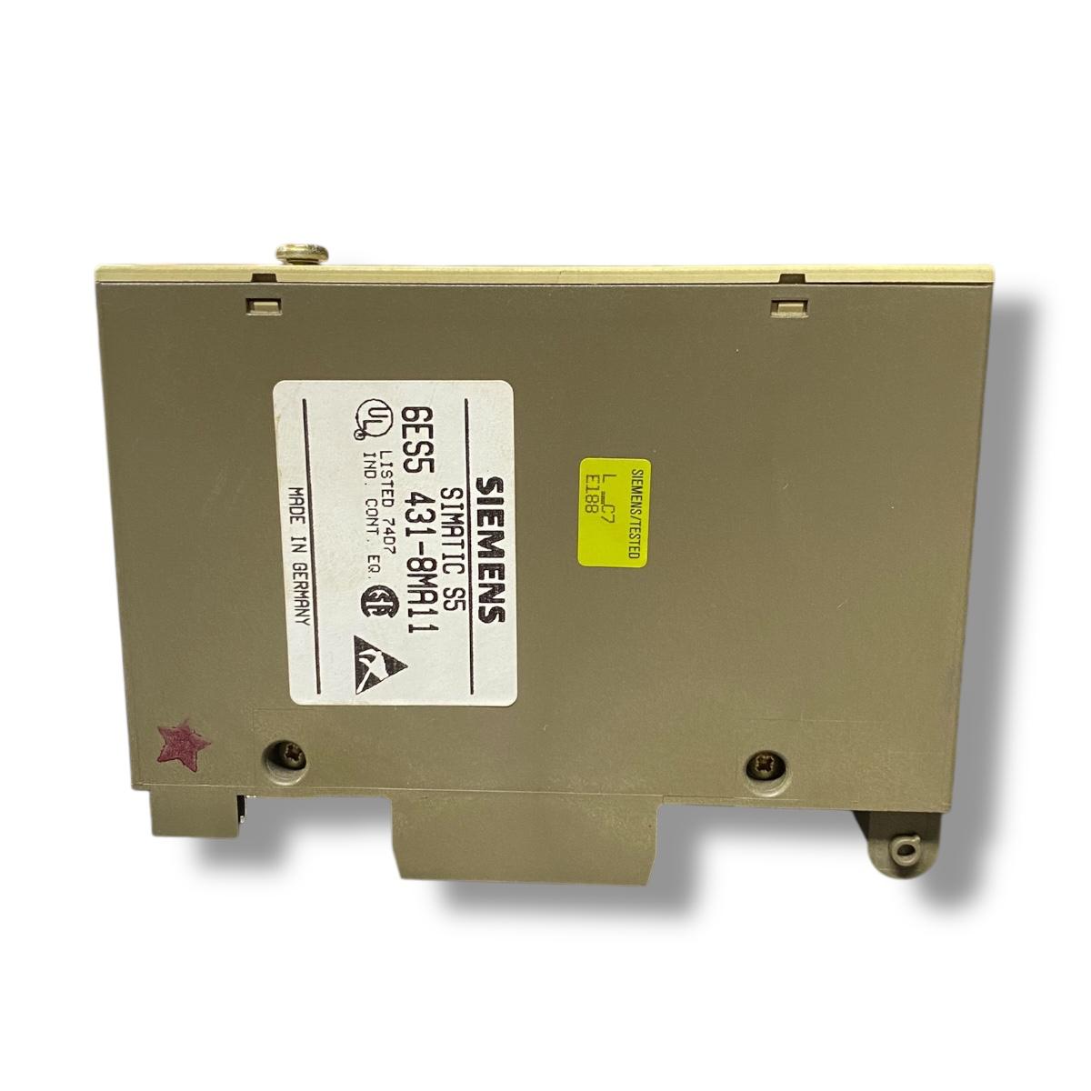 Siemens 6es5 431-8ma11 módulo de entradas digitales