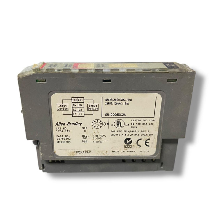 Allen Bradley 1734-ia2 módulo de entrada digital