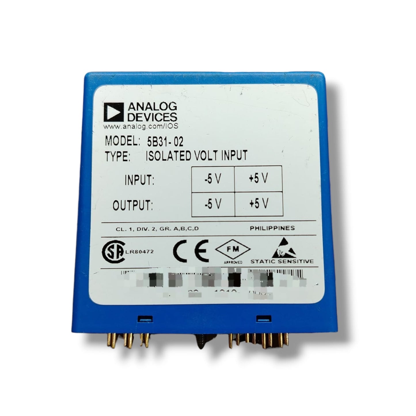ANALOG DEVICES 5B31-02 MODULO DE CONTROL