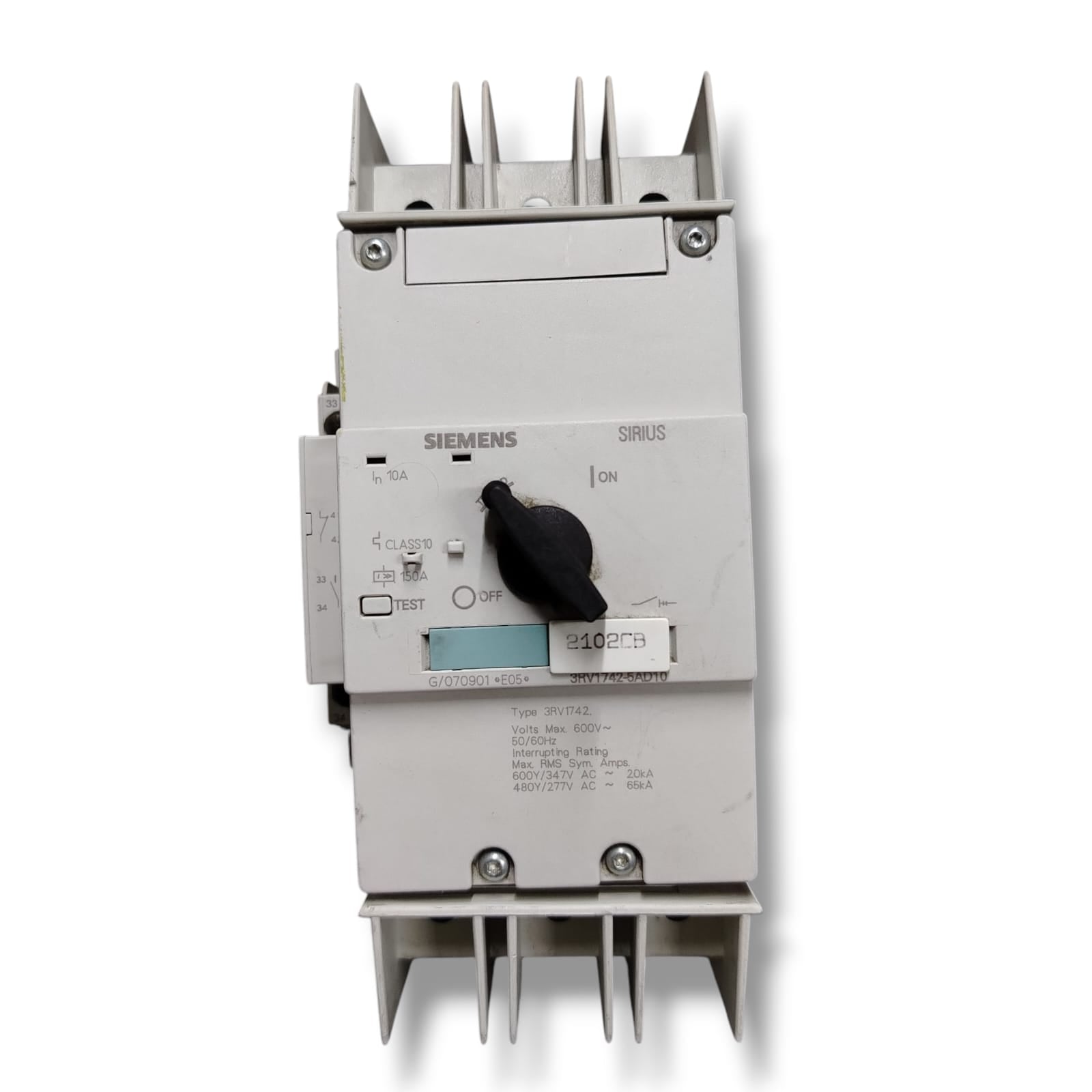 SIEMENS 3RT1742-5AD10 + 3RV1901-1A CON DETALLE