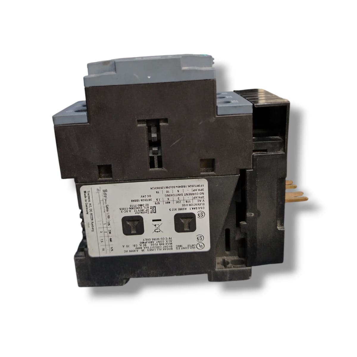 SIEMENS 3RT2024-1BB40 CONTACTOR