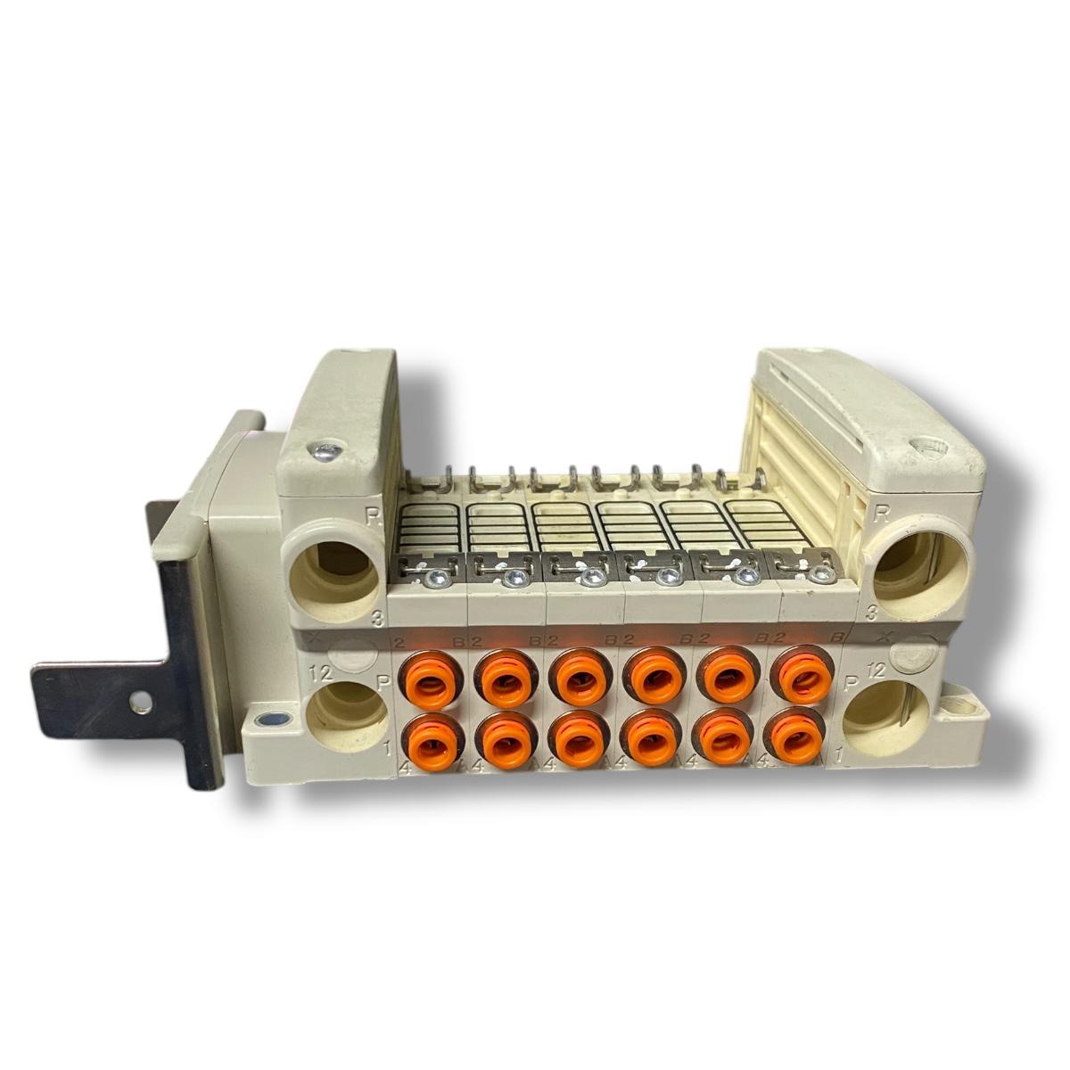 Smc Vv5qc21 04n7sd60 manifold base tipo plug-in