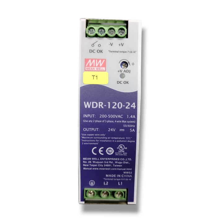 MEAN WELL WDR-120-24 FUENTE DE ALIMENTACION