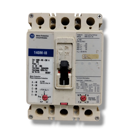 ALLEN BRADLEY 140M-I8E-C80 A DISYUNTOR