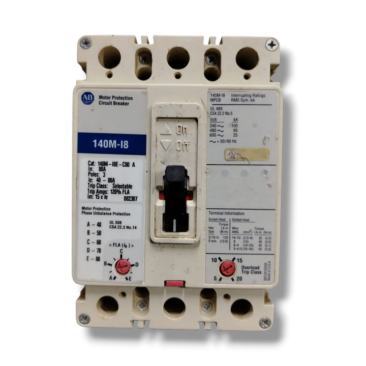 ALLEN BRADLEY 140M-I8E-C80 A DISYUNTOR