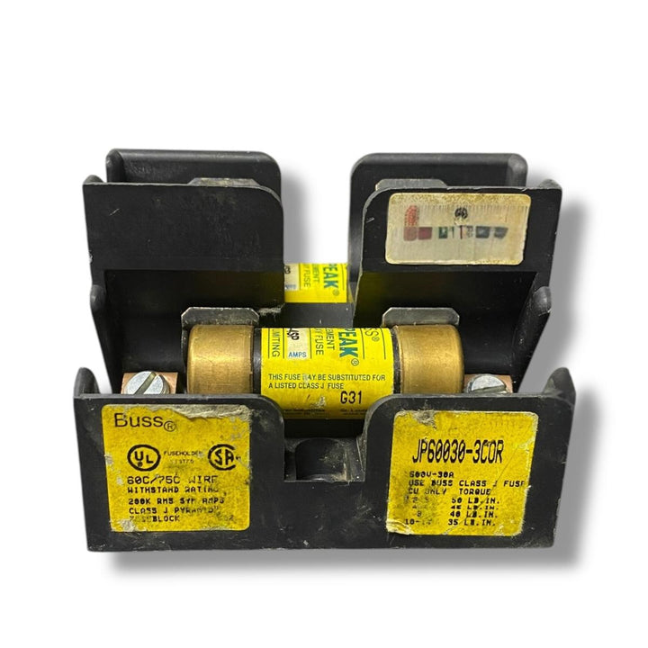 Bussmann Jp60030-3c0r bloque para fusibles
