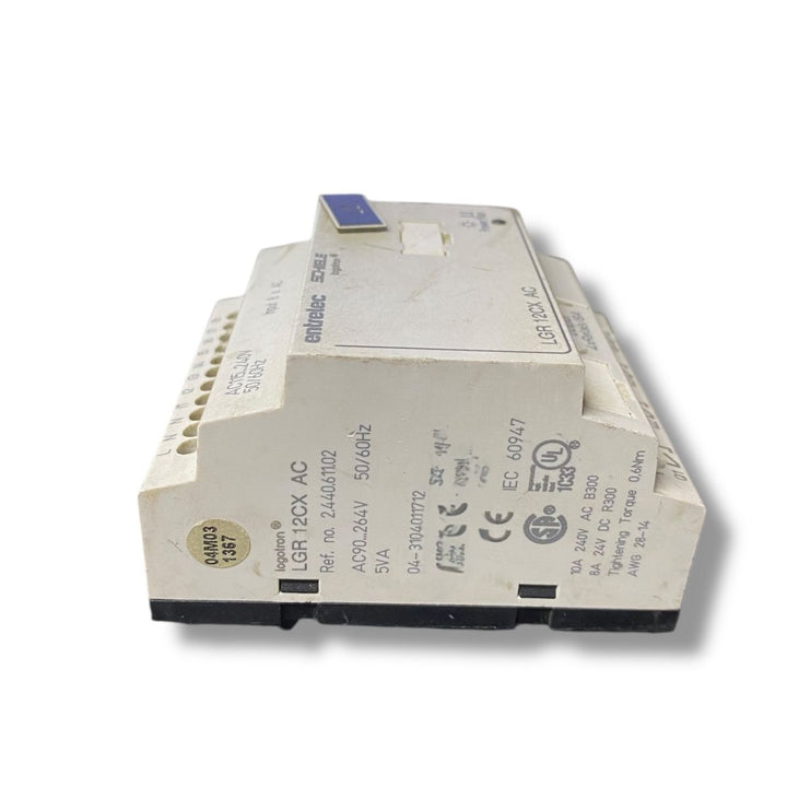 Schiele Entrelec Logotron Lgr 12cx Ac relé lógico programable