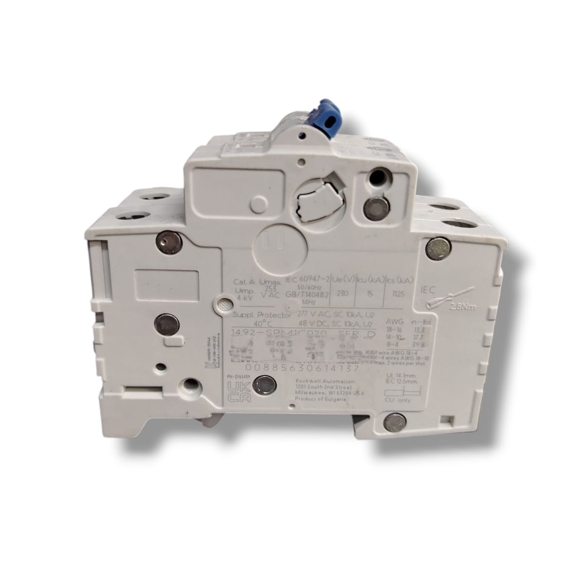 ALLEN BRADLEY 1492-SPM1C020 INTERRUPTOR AUTOMATICO