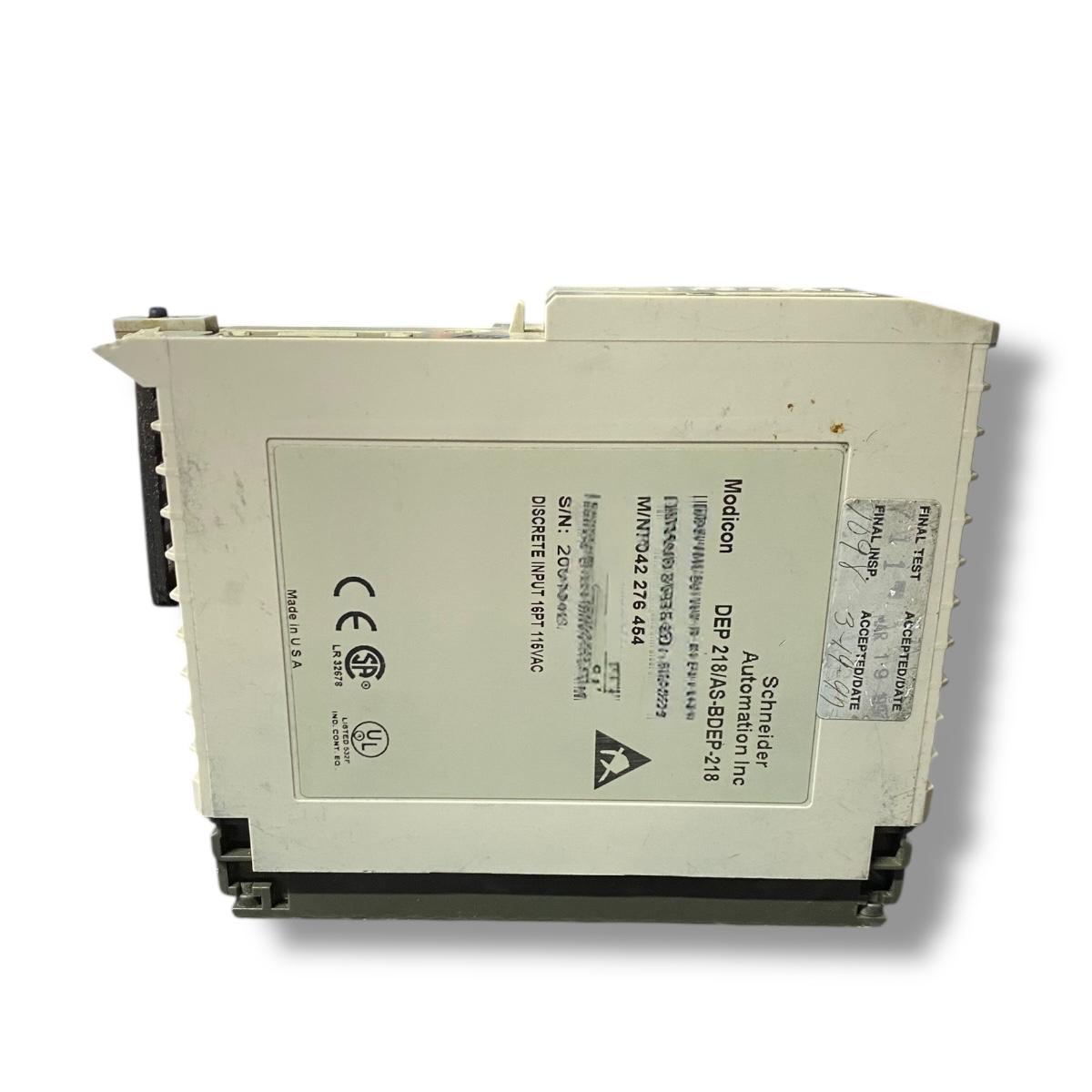 Modicon Dep 218/as-bdep-218 módulo de entrada discreta