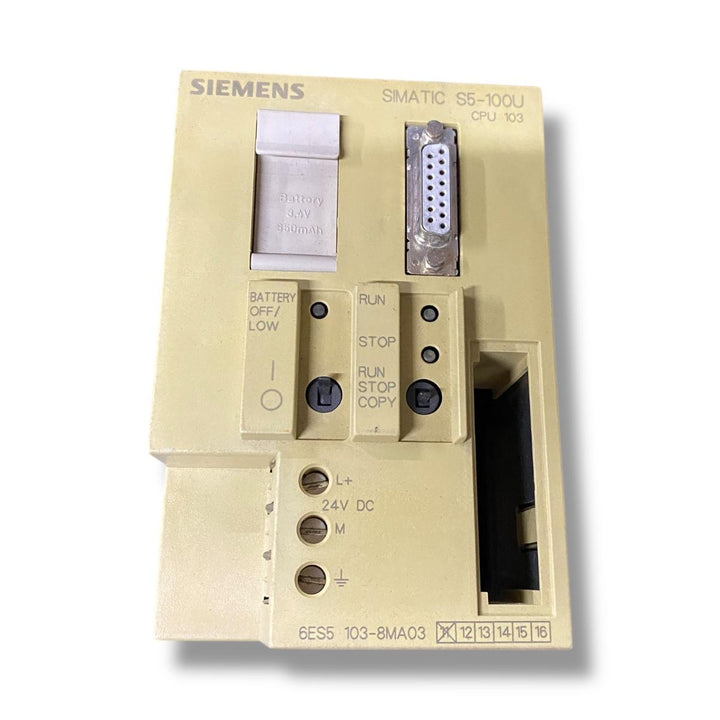 Siemens 6es5 103-8ma03 módulo CPU