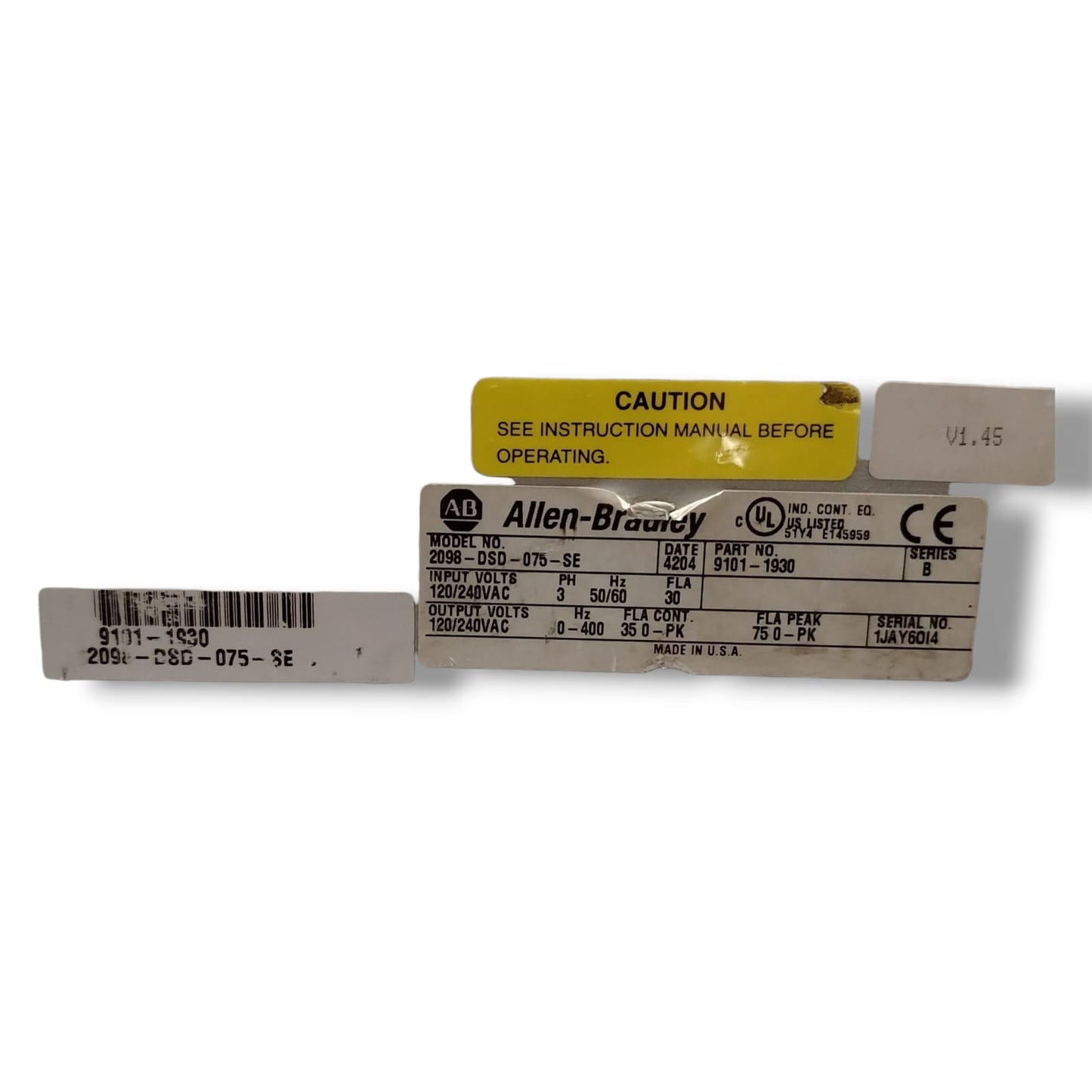 ALLEN BRADLEY 2098-DSD-075-SE