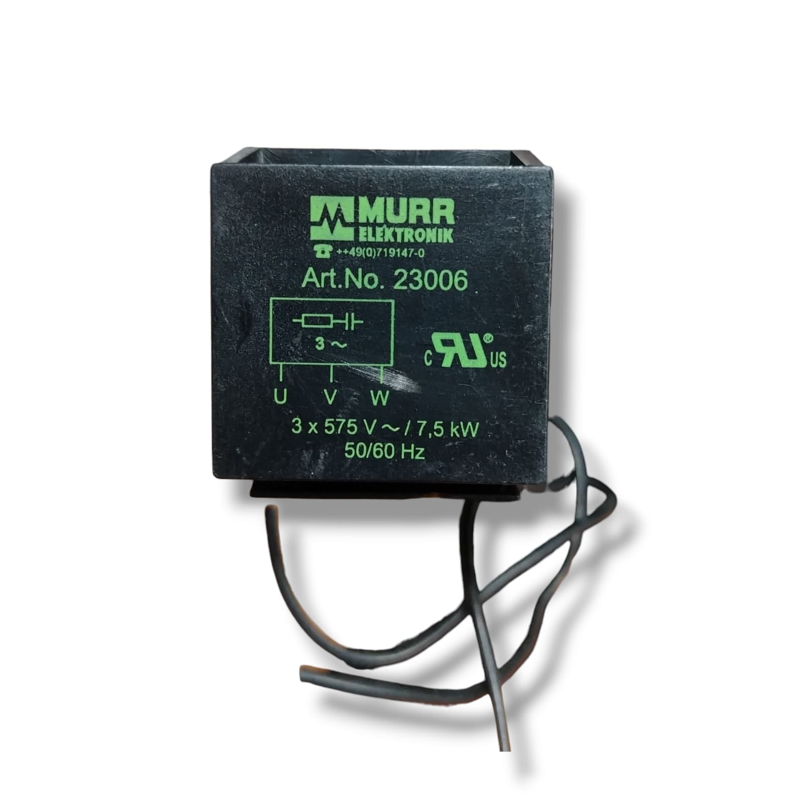 MURR ELECTRONIK 23006 SUPPRESSOR PARA MOTOR CON DETALLE