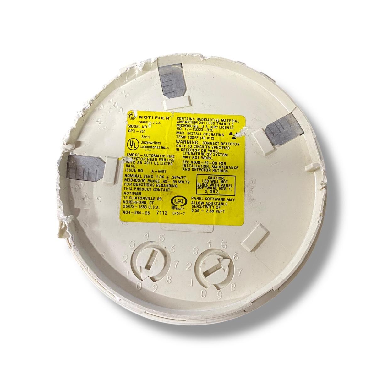 Notifier Cpx-751 detector de humo