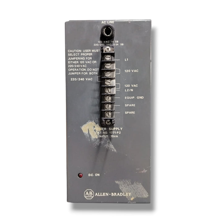 ALLEN BRADLEY BULLETIN 1771-P2 FUENTE DE ALIMENTACION