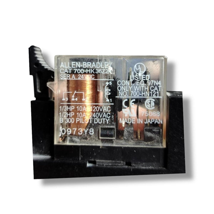 Allen Bradley 700-hn121 Ser A + 700-hk36z24 relé + su base