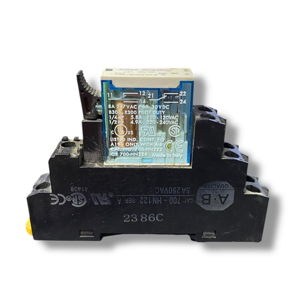 Allen Bradley 700-hn122+700-hk32z24-4 socket