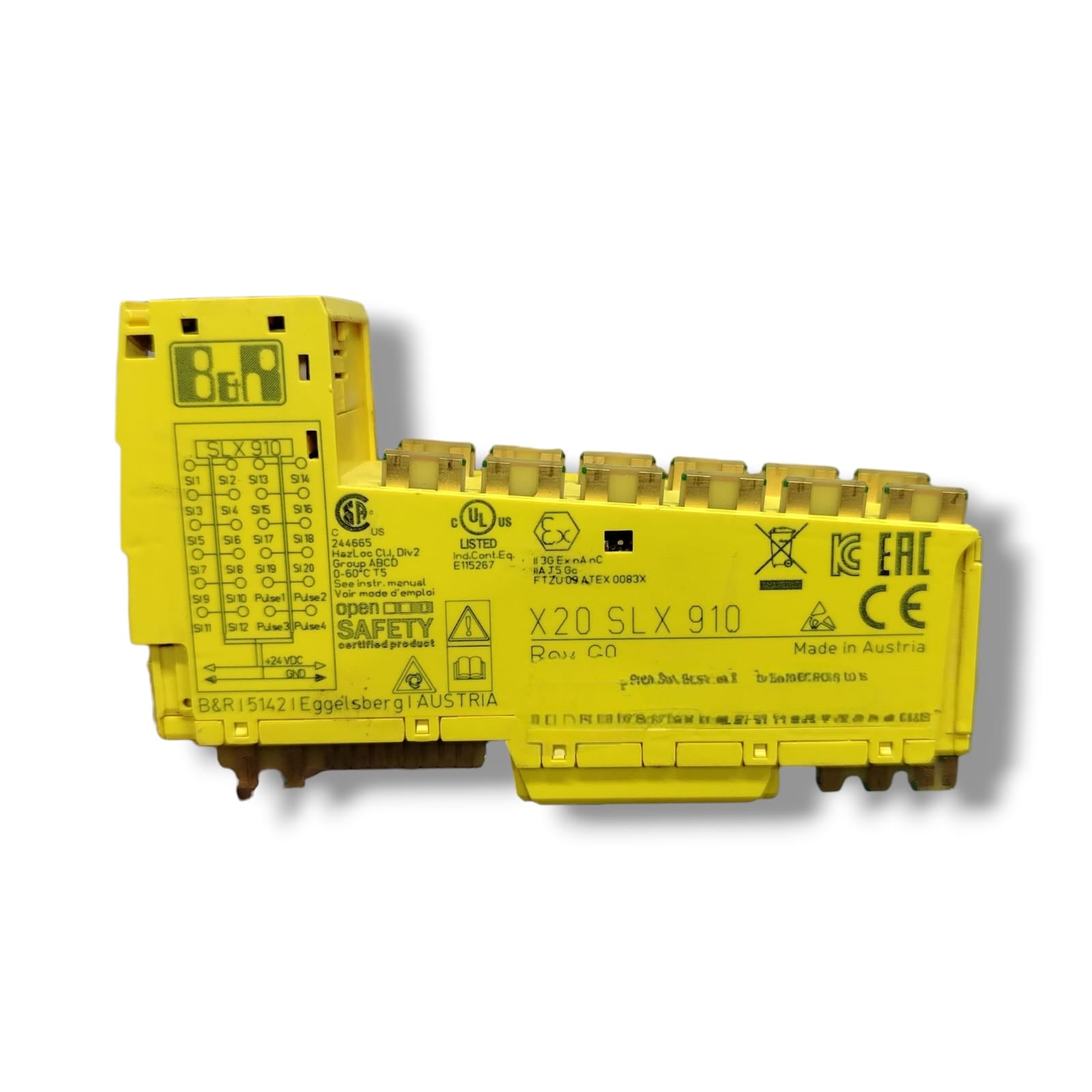B&R X20 SLX 910 MODULO DE ENTRADAS